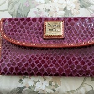 Dooney and Bourke snake skin wallet